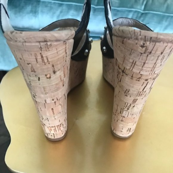 Micheal Kors black studded wedges - Picture 4 of 5